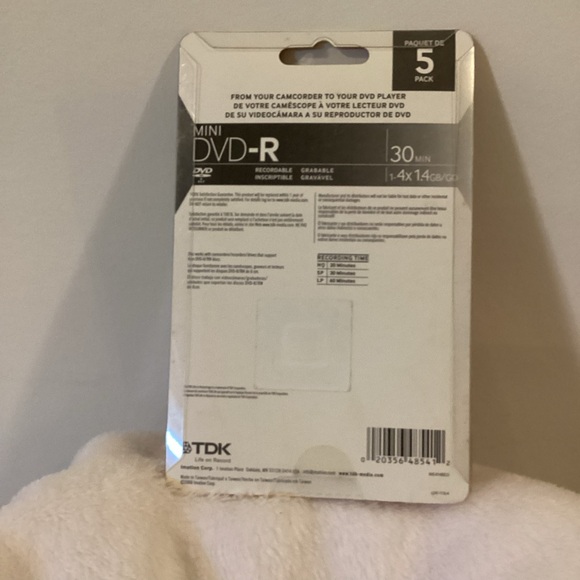 Mini DVD-R 5 Pack - Orange - Picture 3 of 3